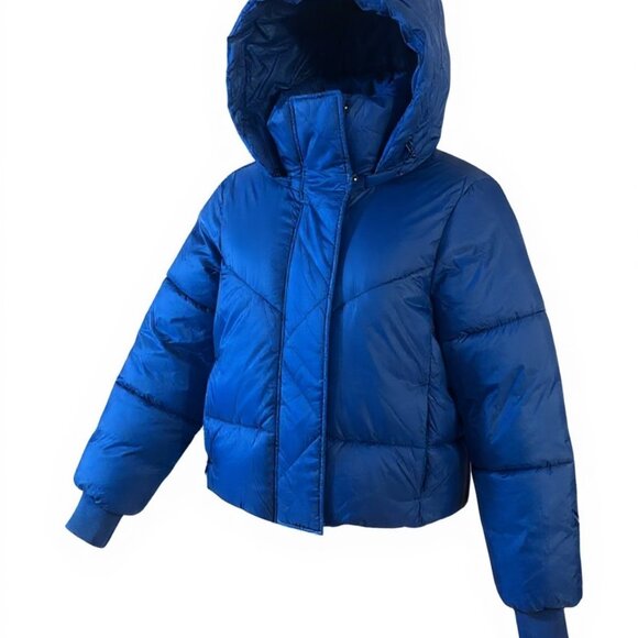 Gap Big Puff Cropped Jacket - Imperial Blue - Picture 2 of 7